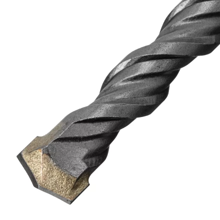 Бур по бетону Denzel, 12 x 260 мм, двойная спираль, три пылеотводящие кромки, 705025 купить в Тюмени