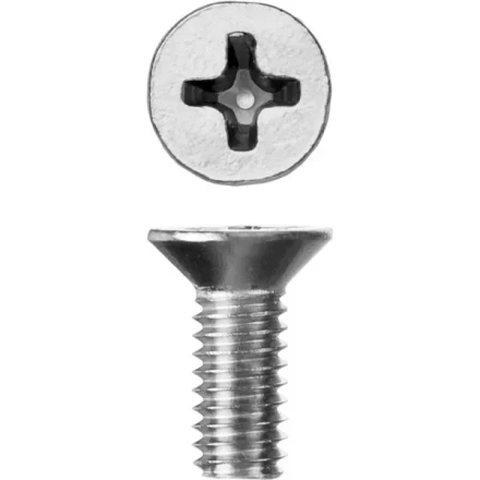 Винт ЗУБР &quot;МАСТЕР&quot; DIN 965, класс прочности 4.8, оцинкованный, M4x10мм, 5кг 303110-04-010 купить в Тюмени