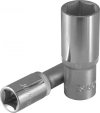 Головка торцевая шестигранная 1/2" М17 удлиненная  S04НD4117  Jonnesway 47240