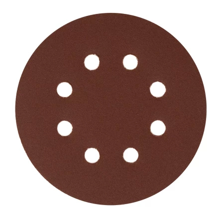 Круг абразивный на ворсовой подложке под &quot;липучку&quot;, перфорированный, P 180, 125 мм, 5 шт Сибртех 738087 купить в Тюмени