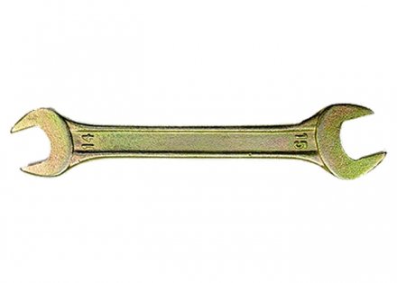 Ключ рожковый 30 х 32 мм желтый цинк СИБРТЕХ 14315 купить в Тюмени