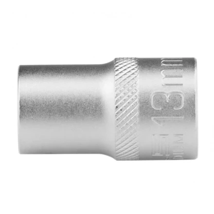 Головка торцевая 13 мм двенадцатигранная CrV под квадрат 1/2 хромированная Stels 13657 купить в Тюмени