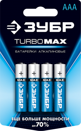 Батарейки TURBO MAX алкалиновые AAA 15В серия Без серии купить в Тюмени