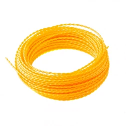 Леска для триммера овальная витая 2,0 мм х 15 м блистер Россия Denzel 96136