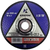 Круг для шлифования A30TBF 180х6,0х22,2 Кратон 1 07 04 004