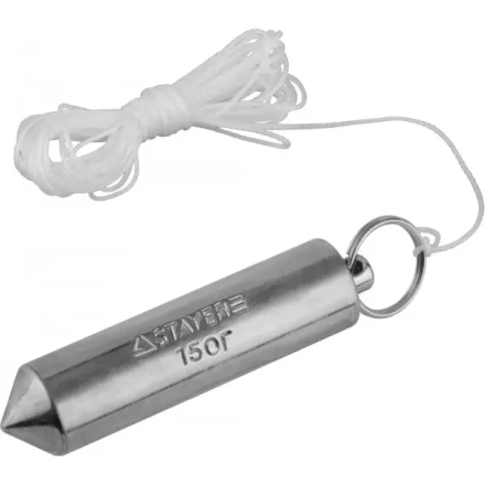 Отвес STAYER &quot;MASTER&quot; строительный со шнуром, 150г 0635-15_z01 купить в Тюмени