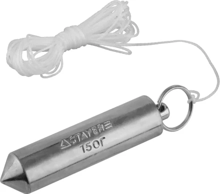 Отвес STAYER &quot;MASTER&quot; строительный со шнуром, 150г 0635-15_z01 купить в Тюмени