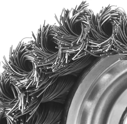 ЗУБР &quot;ПРОФЕССИОНАЛ&quot;. Щетка чашечная усиленная для УШМ, плетеные пучки стальной проволоки 0,5мм, 80ммхМ14 3527-080_z02 купить в Тюмени