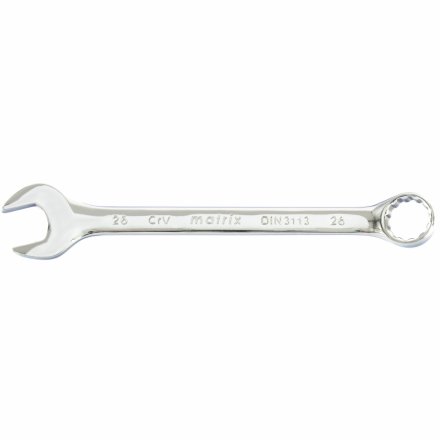 Ключ комбинированный 26 мм CrV полированный хром MATRIX 15171 купить в Тюмени