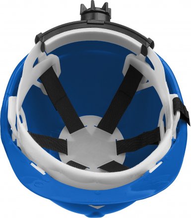 Каска защитная ЗУБР &quot;ЭКСПЕРТ&quot; храповый механизм регулировки размера, синяя 11094-3 купить в Тюмени