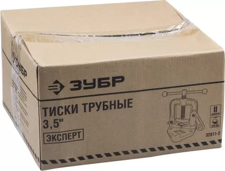 Тиски ЗУБР &quot;МАСТЕР&quot; для труб, № 2 - 3,5&quot; 32611-2 купить в Тюмени