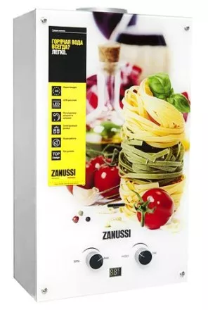 Колонка газовая Zanussi GWH 10 Fonte Glass La Spezia купить в Тюмени