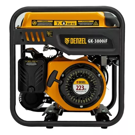 Генератор инверторный DENZEL GK-3800iF, 3,8 кВт, 230 В, ручной старт купить в Тюмени
