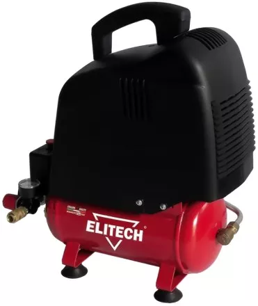Компрессор безмасляный поршневой прямой привод ELITECH КПБ 190/6+ОН купить в Тюмени