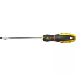 Отвертка STAYER &quot;PROFI&quot; &quot;PROTech&quot;, двухкомп рукоятка, намагниченная, Cr-Mo, SL8,0x150мм 25131-08-15_z02