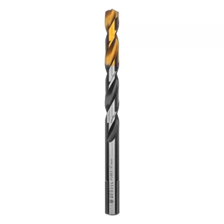Сверло спиральное по металлу Denzel 9 x 125мм, Р6М5, Golden Tip, многогранная заточка, 718284 купить в Тюмени