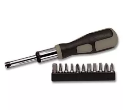 Отвертка реверсивная, набор бит, 11 шт., CrV  MATRIX MASTER 11546