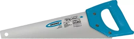 Ножовка для работы с ламинатом &quot;PIRANHA&quot;,360 мм,15-16 TPI,зуб-2D,каленый зуб,пласт.рук-ка GROSS 24121 купить в Тюмени
