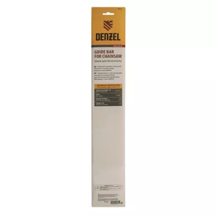 Шина для бензопилы Denzel DGS-5218, длина 45 см (18&quot;), шаг 0.325&quot;, паз 1.5 мм, 72 звена, 59802 купить в Тюмени