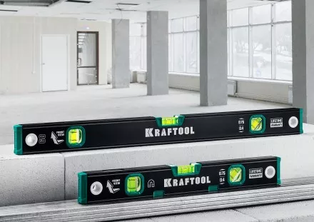 Профессиональный магнитный уровень с зеркальным глазком KRAFTOOL 34785-80 купить в Тюмени
