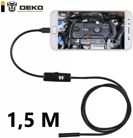 Эндоскоп водонепроницаемый WE-1.5 DEKO, 065-0184 купить в Тюмени