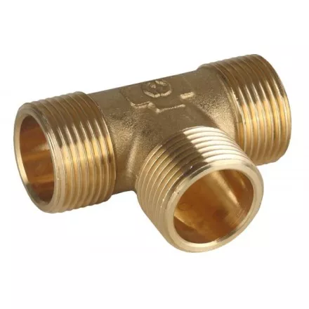 Тройник GENERAL FITTINGS латунь, ш/ш/ш, 3/4&quot; 51054-3/4 купить в Тюмени