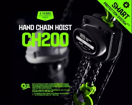 Таль ручная цепная HITCH CH200-G, 1 т, 3 м. Гальваническая цепь купить в Тюмени