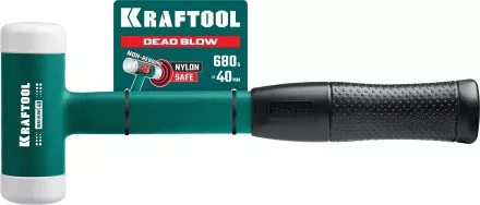 Безынерционный молоток KRAFTOOL DEAD BLOW с бойками из полиамида 2078-40 купить в Тюмени