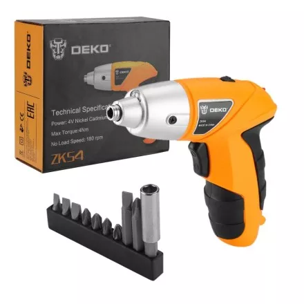 Отвертка аккумуляторная DEKO ZKS4, 063-4113 купить в Тюмени