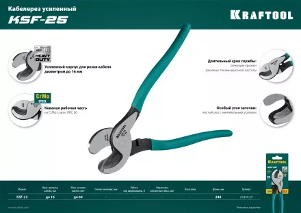 Кабелерез усиленный KSF 23334-25 купить в Тюмени