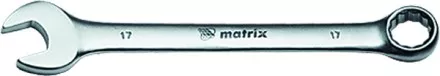 Ключ комбинированный 6 мм CrV матовый хром MATRIX 15102 купить в Тюмени