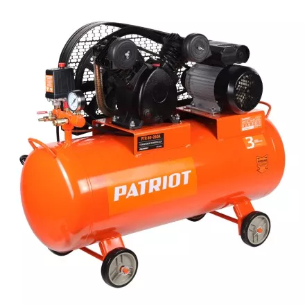 Компрессор масляный поршневой ременной PATRIOT PTR 80/260A купить в Тюмени