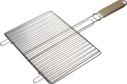 Решетка-гриль GRINDA &quot;BARBECUE&quot;, плоская, нержавеющая сталь, 300х225мм 424733 купить в Тюмени