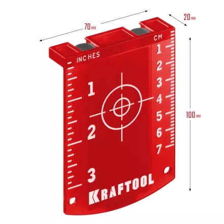 Мишень для лазерных приборов KRAFTOOL 34725 купить в Тюмени