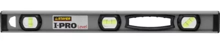 Уровень STAYER &quot;PROFESSIONAL&quot; I-PROLevel, усилен рельс с ручками, утолщен особопрочн профиль, точность 1мм/м, 3 ампулы, 60см 3477-060 купить в Тюмени
