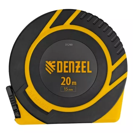 Рулетка геодезическая Denzel 20 м х 15 мм, закрытый корпус, фиберглассовая лента, 31290 купить в Тюмени