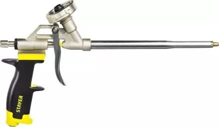 Пистолет &quot;PROGun&quot; для монтажной пены, металлический корпус, STAYER Professional 06861_z01 купить в Тюмени
