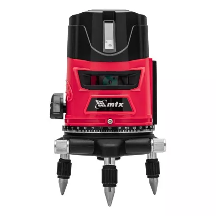 Лазерный уровень MTX CRX-30G, 30 м, зеленый луч, батарейки, резьба 5/8&quot; 35032 купить в Тюмени