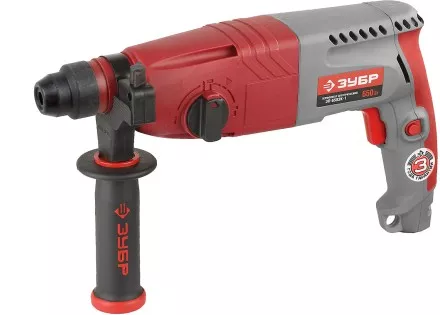 Перфоратор ЗУБР SDS-plus, 2,7 Дж, 0-1000 об/мин, 0-4850 уд/мин, 650Вт, кейс ЗП-650ЭК-1 купить в Тюмени
