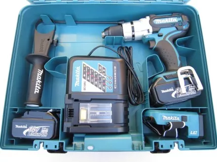 Дрель-шуруповерт аккумуляторная Makita DHP454RFE купить в Тюмени