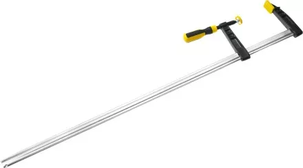 Струбцина STAYER, тип &quot;F&quot;, DIN 5117, двухкомпонентная ручка, профилированная закаленная рейка, 120х1000мм 32095-120-1000 купить в Тюмени