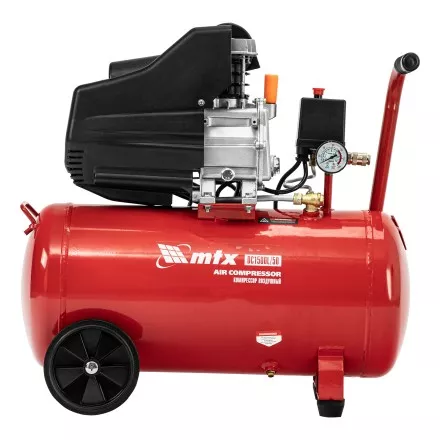 Компрессор воздушный MTX DC1500L/50, 1,5 кВт, 50 л, 210 л/мин 58018 купить в Тюмени