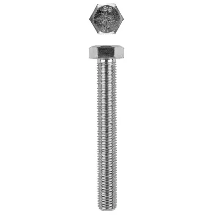 Болт с шестигранной головкой, DIN 933, кл. пр. 8.8, оцинкованный, M20x50мм, 10шт, KRAFTOOL 303074-20-050 303074-20-050 купить в Тюмени