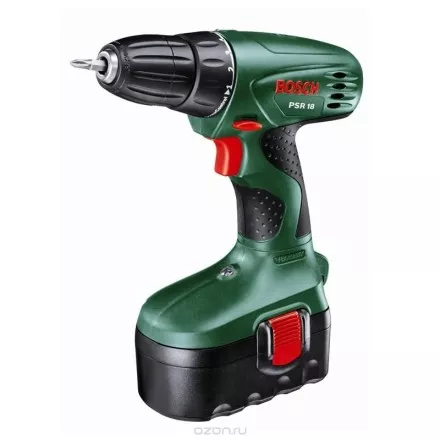 Дрель-шуруповерт аккумуляторная BOSCH PSR 18 (0.603.955.320) купить в Тюмени