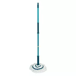 Швабра отжимная скручиванием Palisad Home 935095, 120 см, насадка из микрофибры, 120 г.
