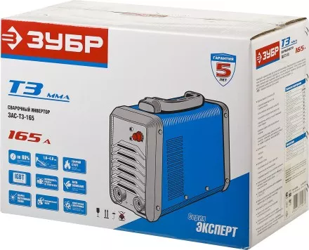 Сварочный инвертор ММА ЗАС-Т3-165 серия ПРОФЕССИОНАЛ купить в Тюмени