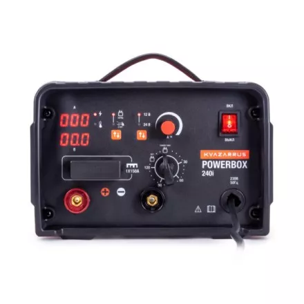 Инверторное пуско-зарядное устройство KVAZARRUS PowerBox 240i таймер и алюминиевый кейс купить в Тюмени