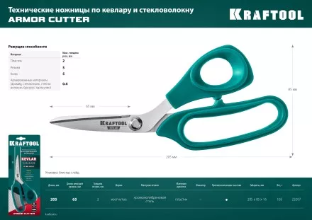 Ножницы технические KEVLAR 23207 купить в Тюмени