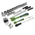 Набор инструментов 89 предметов, CrV 1/2&quot;, 1/4&quot; Сибртех 13529 купить в Тюмени