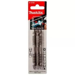 Биты Makita PZ2 85мм 3шт, 2-х сторонние (B-12790)